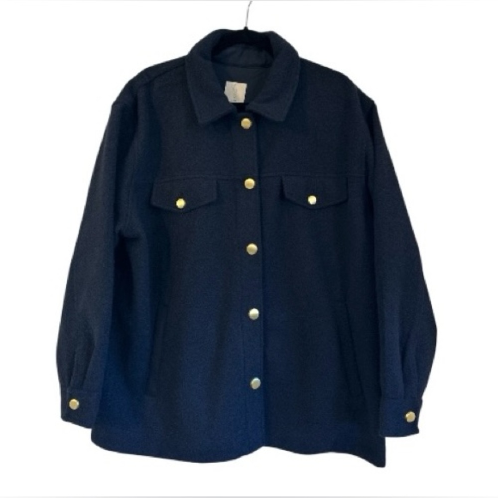 NWOT | Joie | Navy Shacket / Shirt Jacket | Size XL